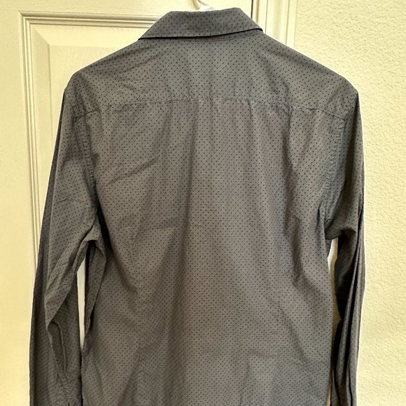 Ben Sherman - Grey Polka Dot Button Down Shirt - Picture 3 of 4
